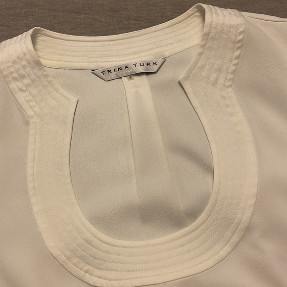 Trina Turk White Top - Picture 2 of 3